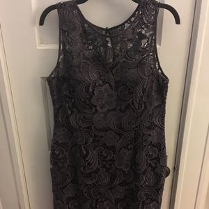 Adrianna Papell Lace Evening Dress